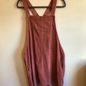 Corduroy Overall Dress